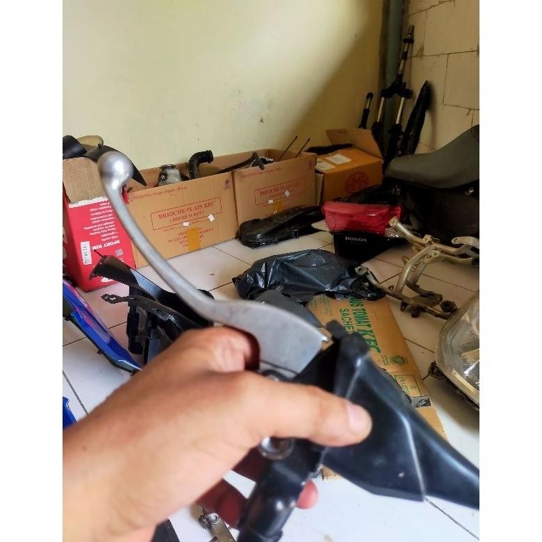 handle kiri pcx cbu 1 set swict tinggal pasang