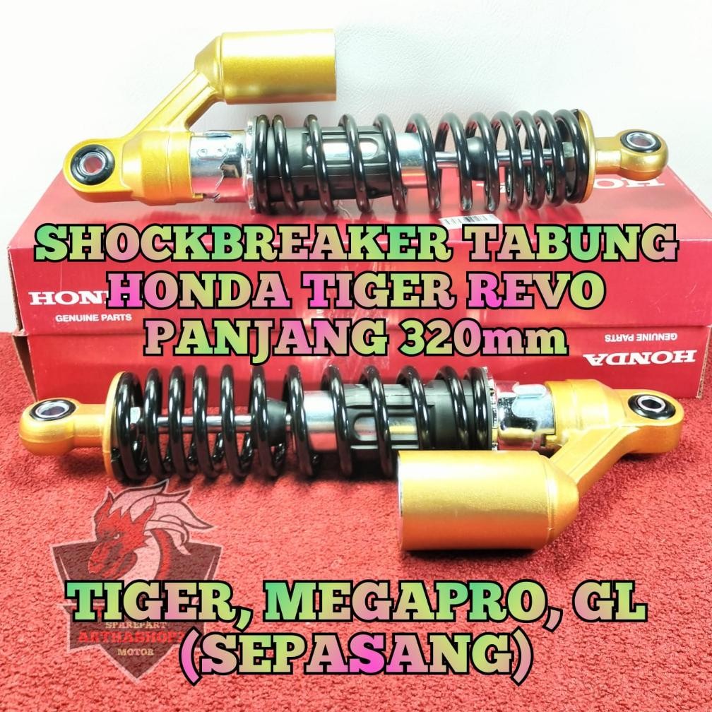 Shockbreaker tabung Belakang Kcj Motor Honda Ter Revo , Megapro Hiu , Mega Pro Primus , Gl Pro Neote