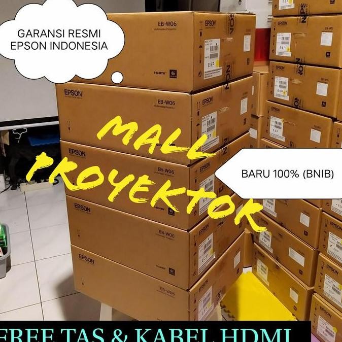 Projektor Epson EB - W06 ( Pengganti EB - W05 )