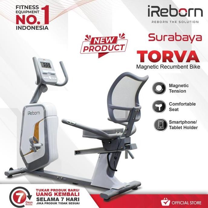 Sepeda Statis Kardio IReborn Torva Recumbent Bike