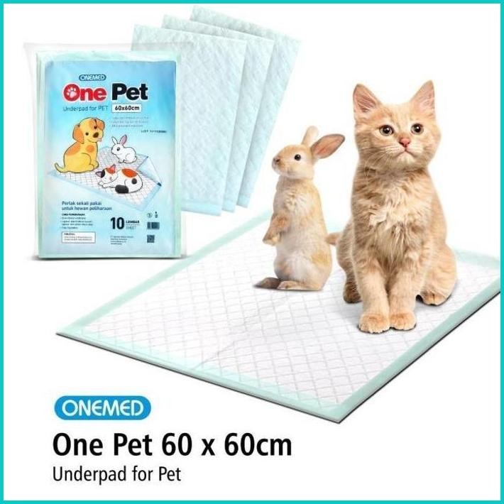Harga Grosir Underpad Onepet by Onemed 60x60 untuk Hewan Anjing Kucing Kelinci. Training pad /pee pa