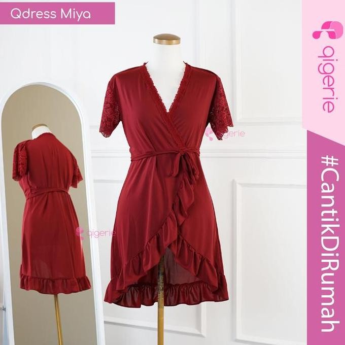 MIYA QIGERIE | Kimono Dress | Daster Kekinian Terbaru | Baju Tidur Sexy TA