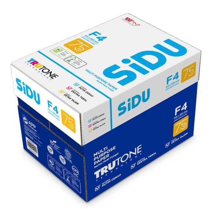 

KERTAS HVS SIDU F4 75GR PER DUS