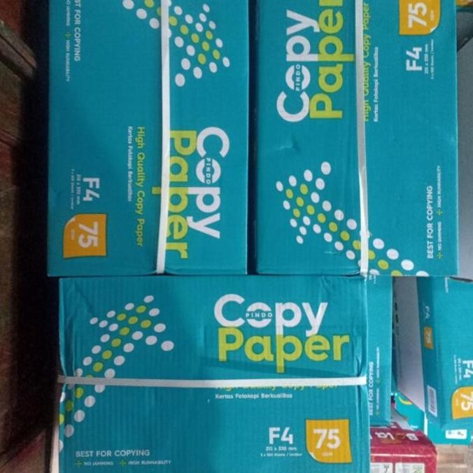 

TERMURAH - KERTAS HVS F4 75GR COPY PAPER PER DUS(5RIM)