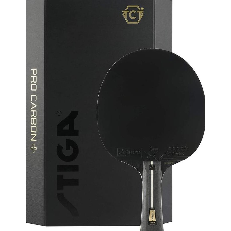 STIGA Pro Carbon+ Plus Table Tennis Racket (Raket Tenis Meja)