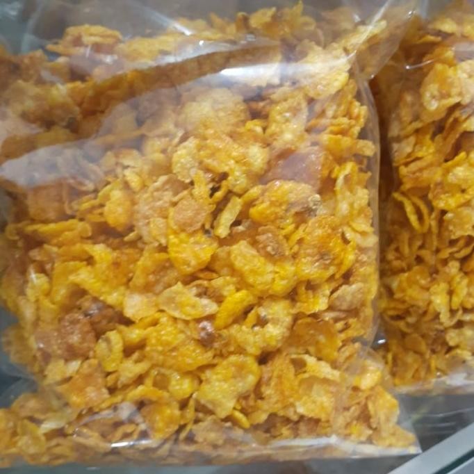 Keripik Emping Jagung Gep Pedas Manis 1Kgsna Kiloan