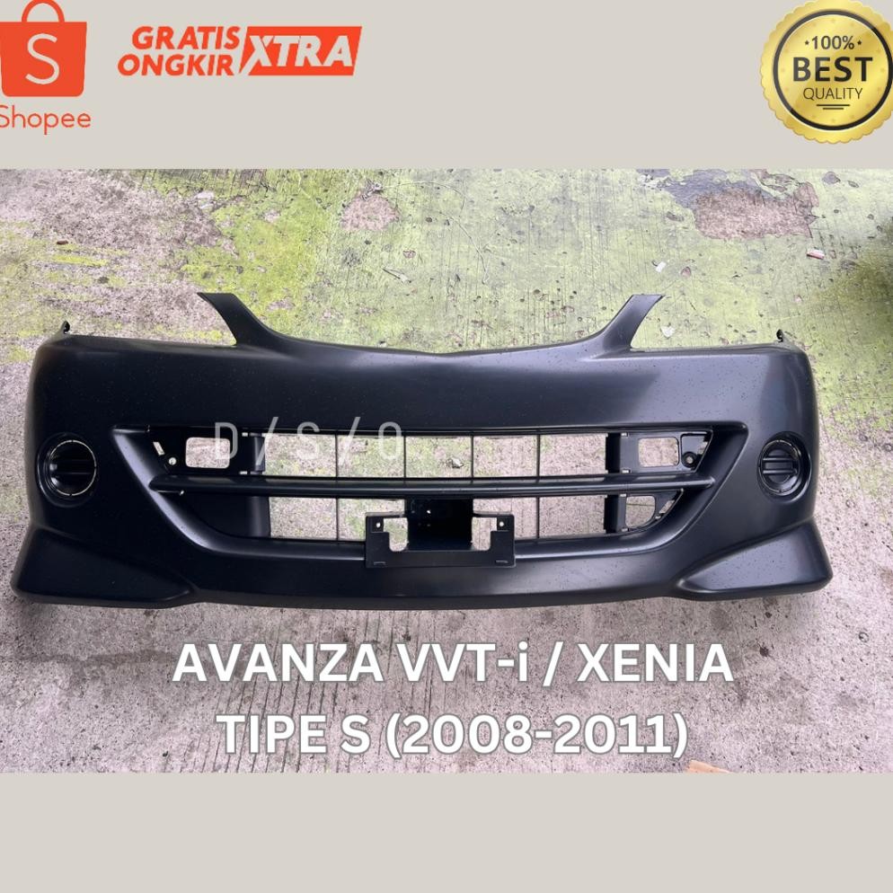 BEMPER BUMPER DEPAN AVANZA 2008 2009 2010 2011 TIPE S XENIA SPORTY BARU IMPORT