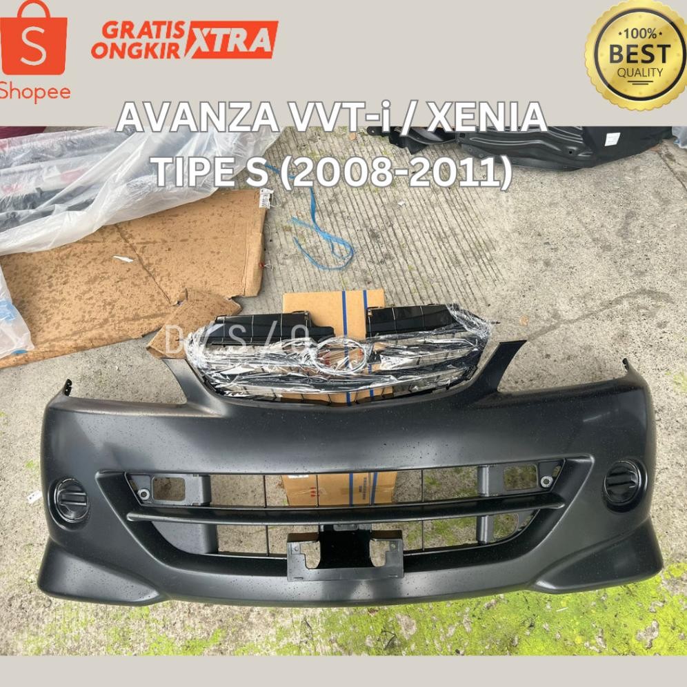 BEMPER BUMPER DEPAN AVANZA 2008 2009 2010 2011 TIPE S XENIA SPORTY BARU IMPORT