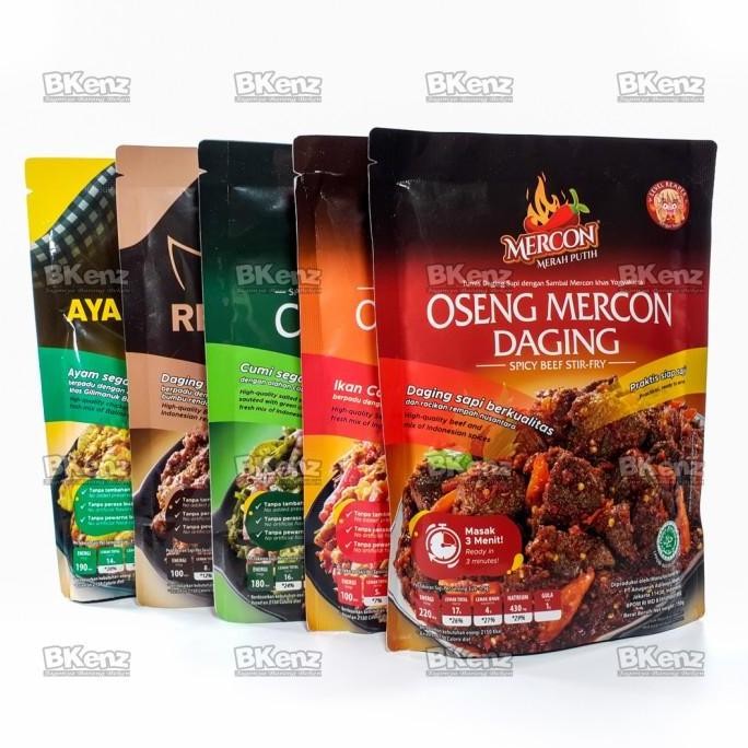 

(Good) Oseng Mercon Merah Putih Daging Cakalang Cumi Rendang Ayam Betutu