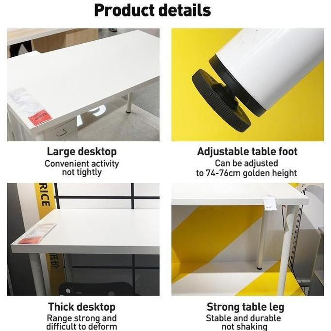 Meja Makan Minimalis 140*50CM Meja Belajar Putih Meja Kerja Table Modern  Table Runner / Taplak Meja