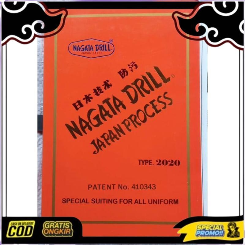 Terbaik Original Nagata Japan Drill-Japan Style Nagata Drill-Kain Seragam Nagata Japan Drill Ecer 1/