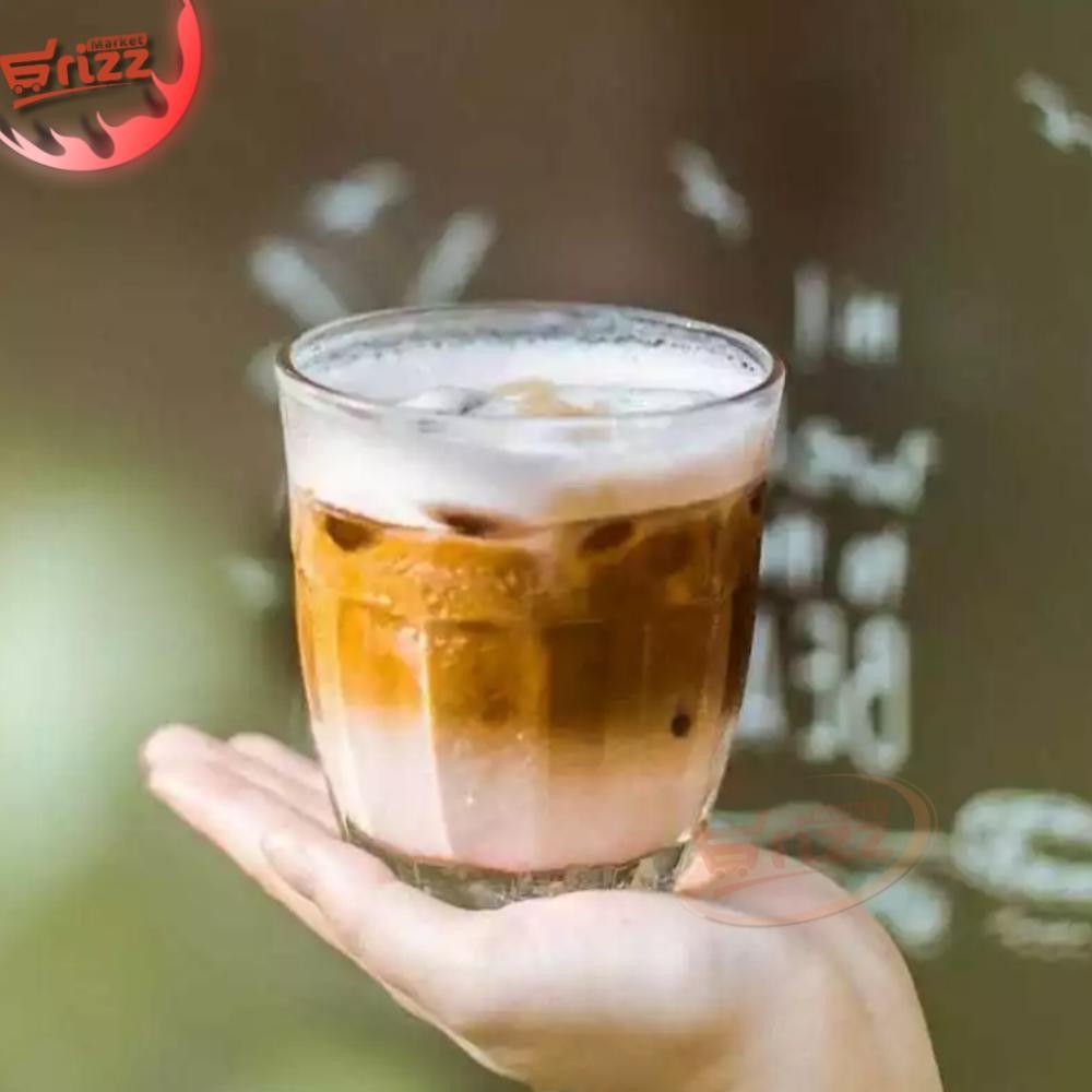 ( Isi 6 Pcs ) Gelas Verona Citinova 340Ml Gelas Pendek Unik Gelas Kaca Minum Kopi Mewah Aesthetic St