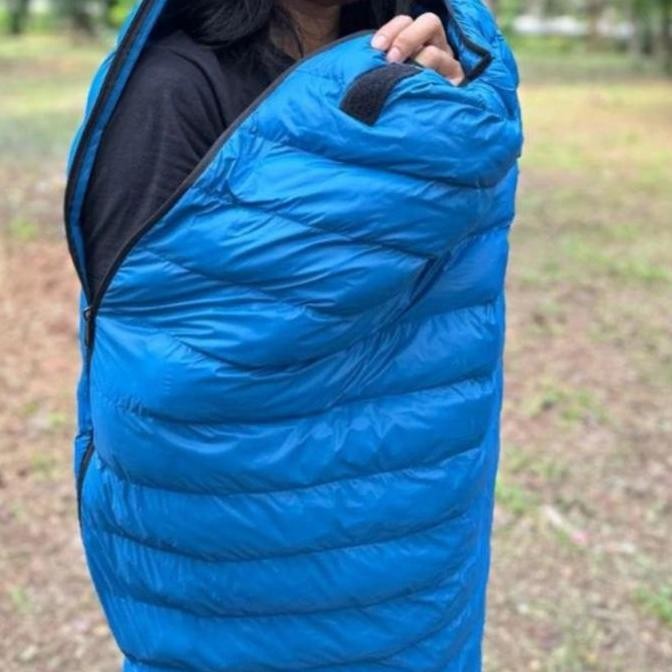 BEBAS ONGKIR - TUYUN sleeping bag polar bulu tebal kantong tidur hangat kain outdoor camping kain te