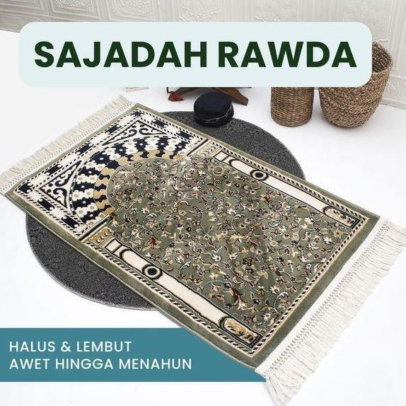 (Good) Sajadah Tebal / Sajadah Al Rawda Original & Sajadah Masjid Nabawi