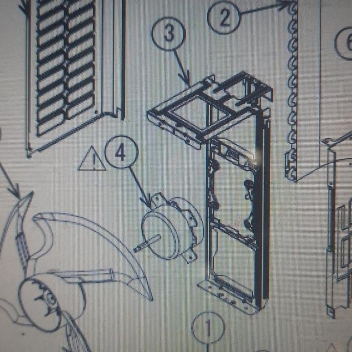 ~~~~~] Fan Motor Outdoor AC Panasonic PU5/7/9XKJ