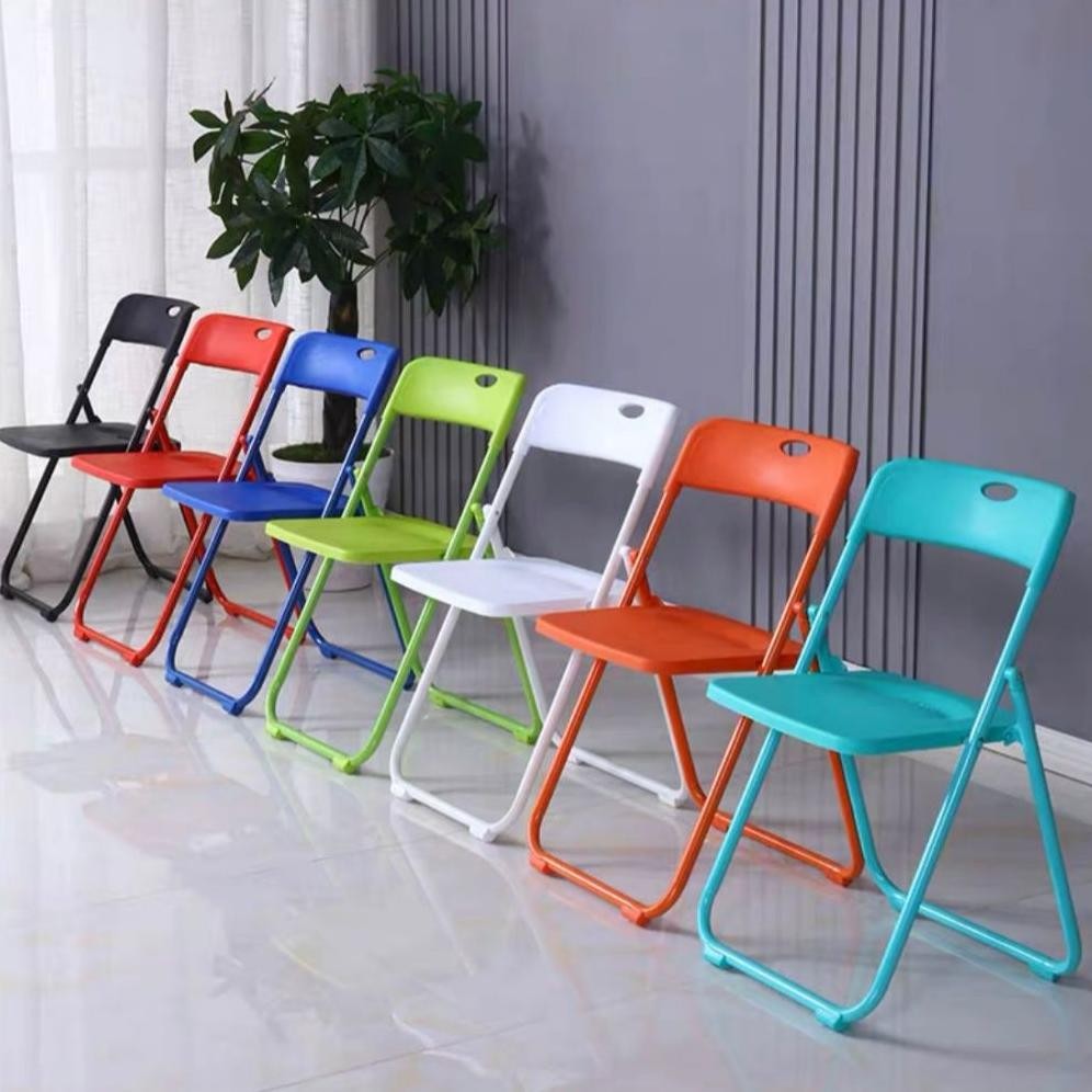 Kursi Lipat Plastik Kursi santai Kursi Belajar Bangku Lipat Portable