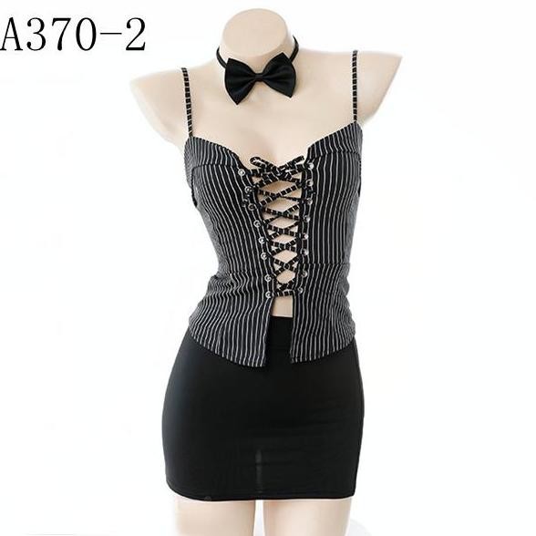 Sexy Lingerie teacher Cosplay Seragam sekretaris guru Lingerie A370-1