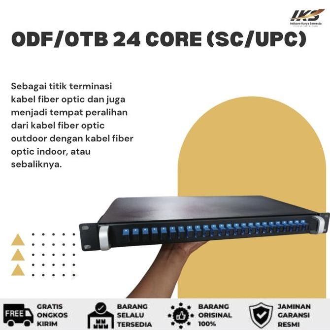 $+$+$+$+] ODF/OTB 24 Core (SC/UPC) Fiber Optik