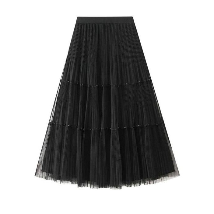 Shenel | Rok Tutu Timbal Balik Bisa 2 Model Rok Tutu 6518 Mutiara Panjang dan Rok Midi 7/8 Tutu Polo