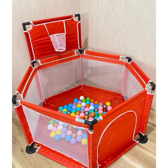 Aquatic Kolam Mandi Bola Keranjang Mandi Bola Mainan Tenda Anak Tempat Mandi Bola Playpen Pagar Bayi