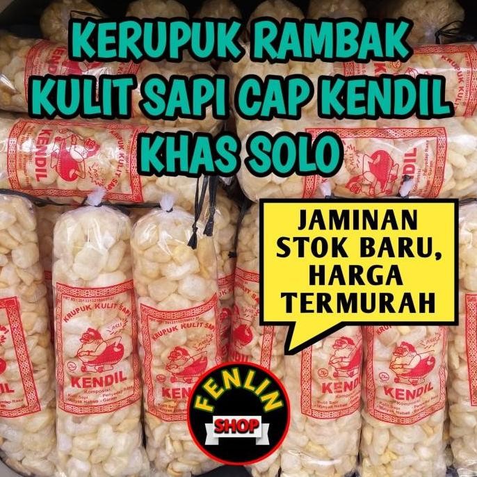 (Good) KRUPUK RAMBAK SAPI KENDIL SOLO JUMBO 275 GR