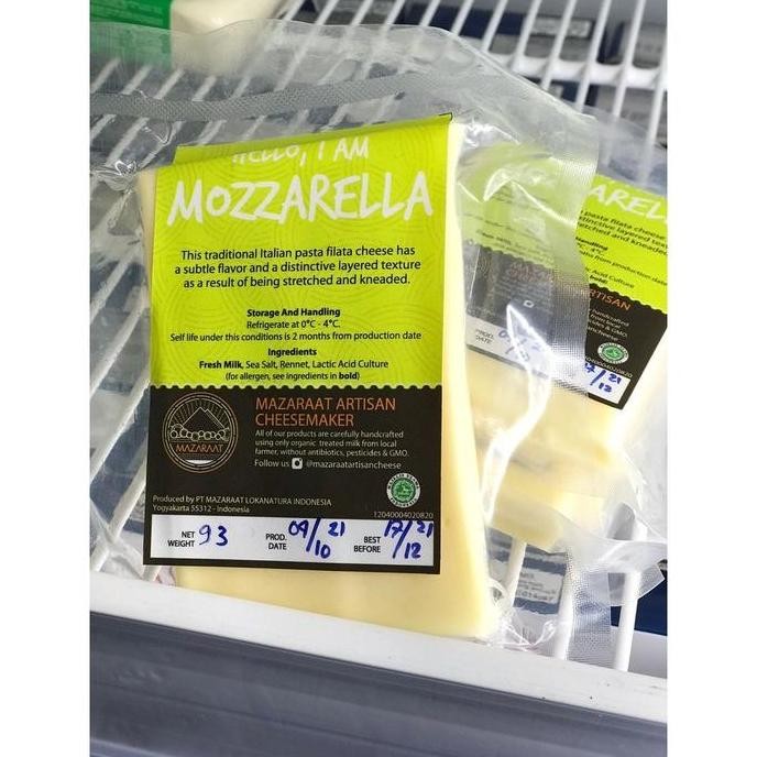 (Good) Mazaraat Mozarella Grass fed Cheese (Keju mozarella) 200 gr