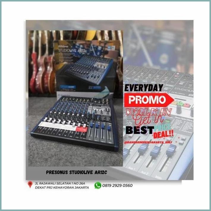 READY PRESONUS STUDIOLIVE AR12C BMJ NEW