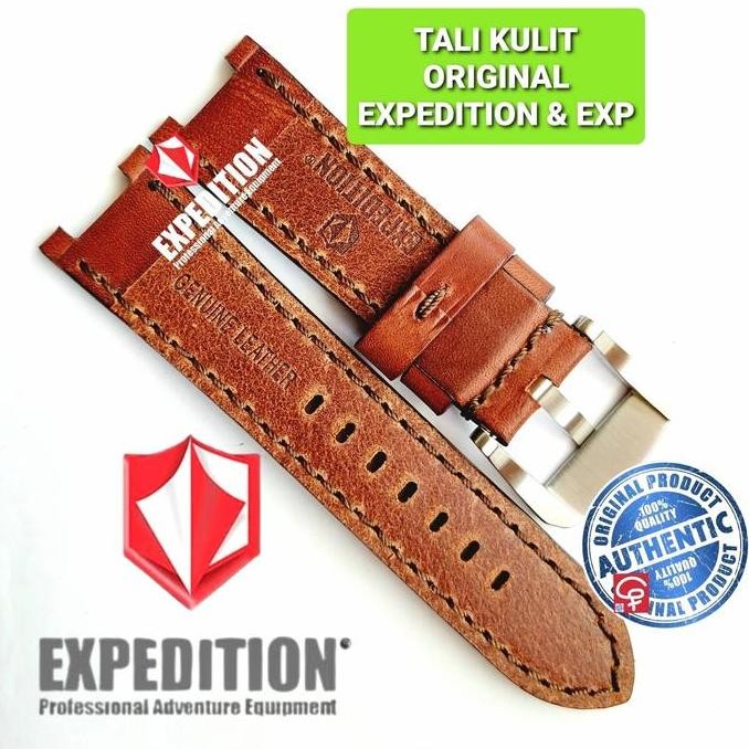Ready  TALI JAM TANGAN EXPEDITION E6756 E 6756 ORIGINAL LEATHER STRAP WATCH