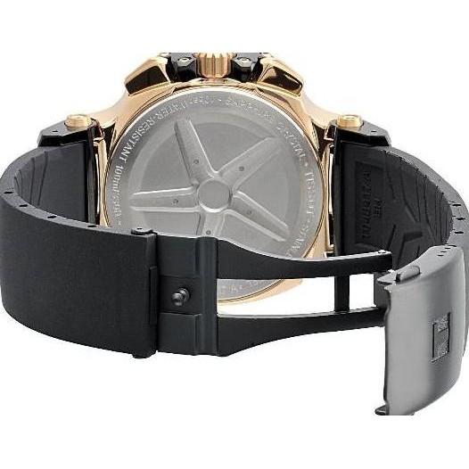 Ready  Jam Tangan Pria Tissot T048.417.27.057.06 T-Race Chronograph Black Dial Rubber Strap