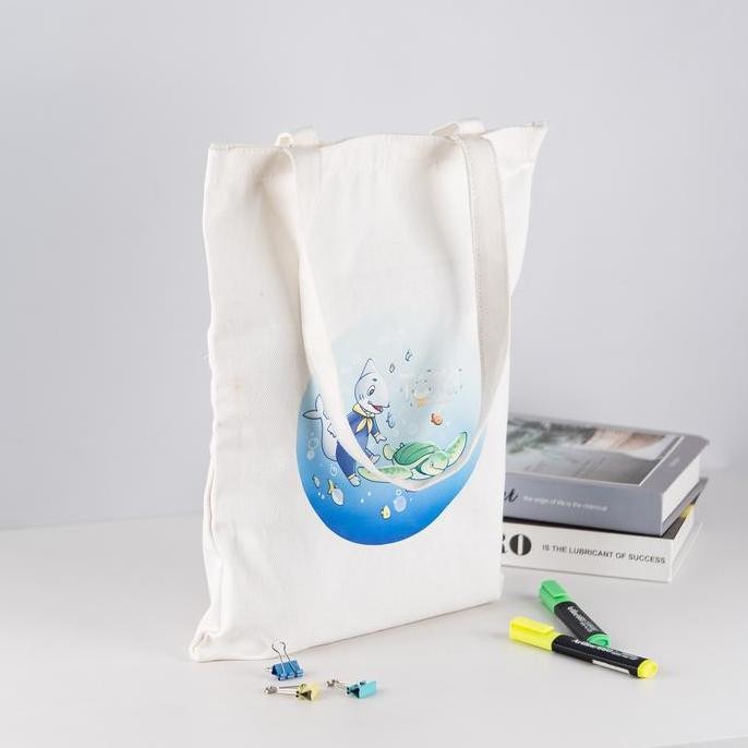 ready stock Tote Bag Custom Canvas Print DTF Selaras Printing