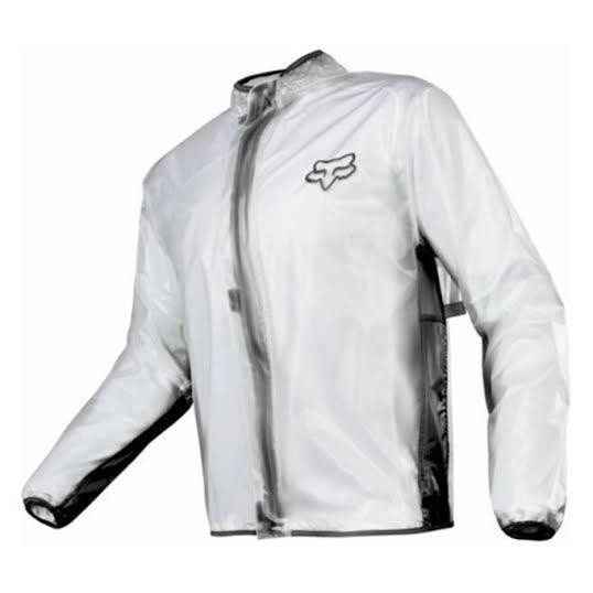 NEW Fox Racing MX Fluid Rain Jacket Clear  ORIGINAL Brand New Without Tag cycling jacket moto gear e
