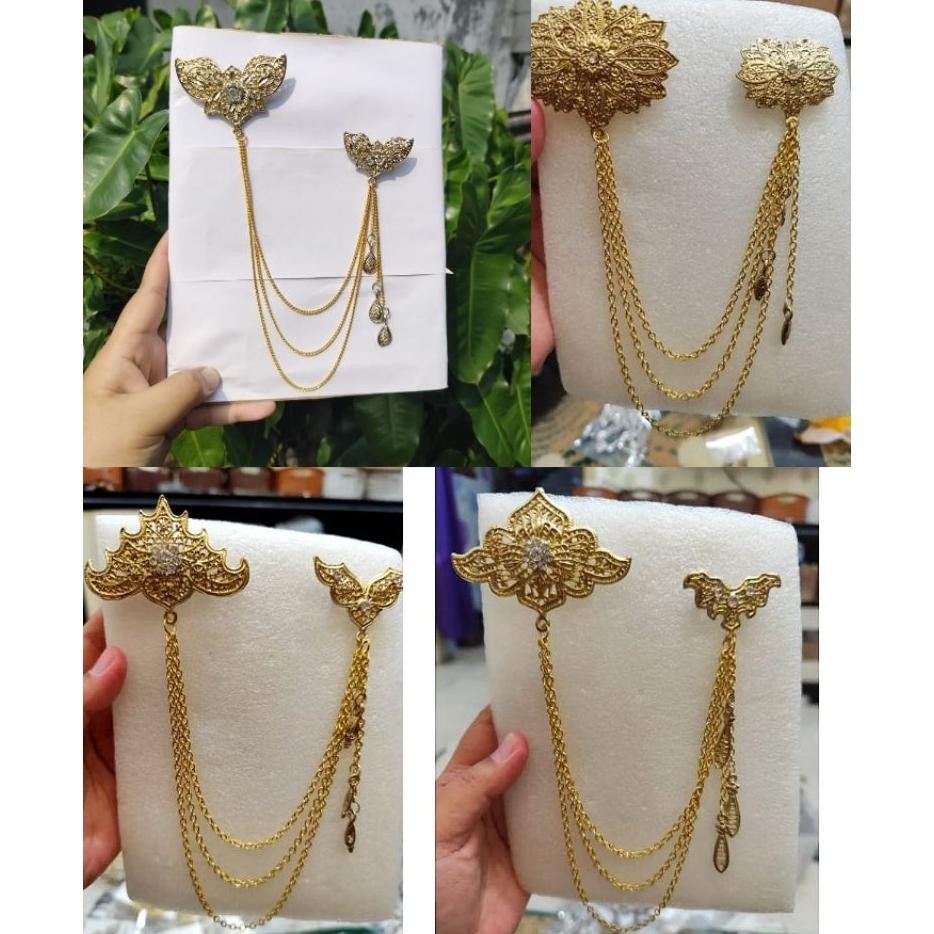 Bros Rantai Kebaya Bros Kebaya Janggan Bros Jas Pria Dan Wanita Bros Kenari Jurai Bros Bali