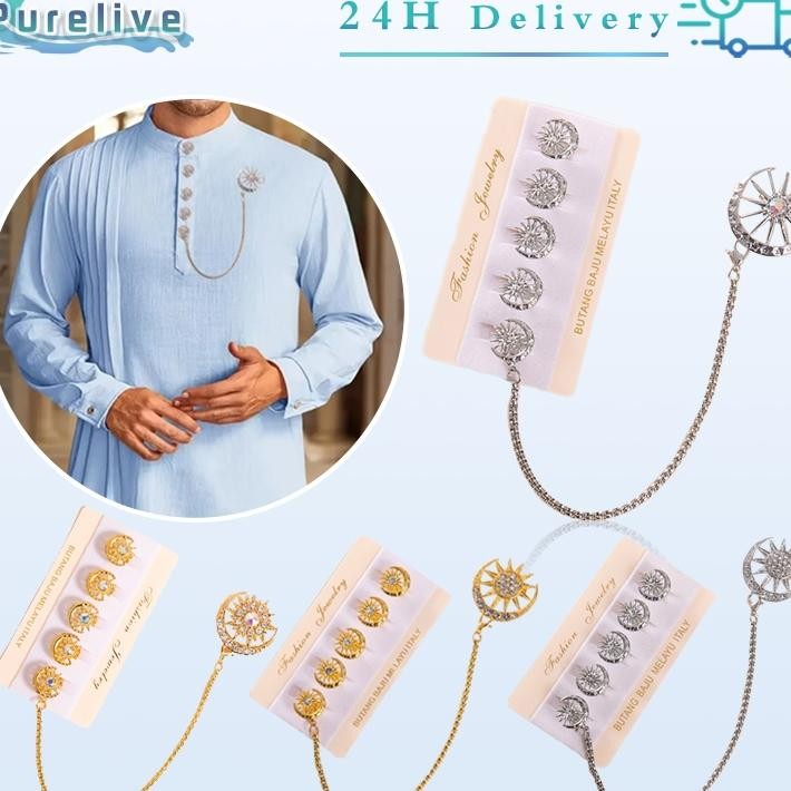 Kancing Melayu Kancing Baju Melayu Bros Kancing Aksess Pakaian Pria Melayu