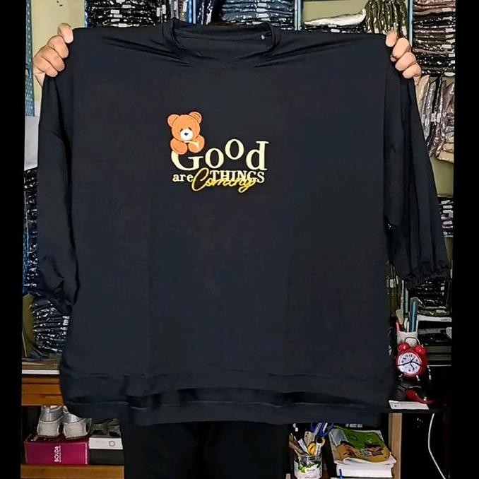 KAOS WANITA OVERSIZE LD 150 SUPER JUMBO BIG SIZE BABYTERRY