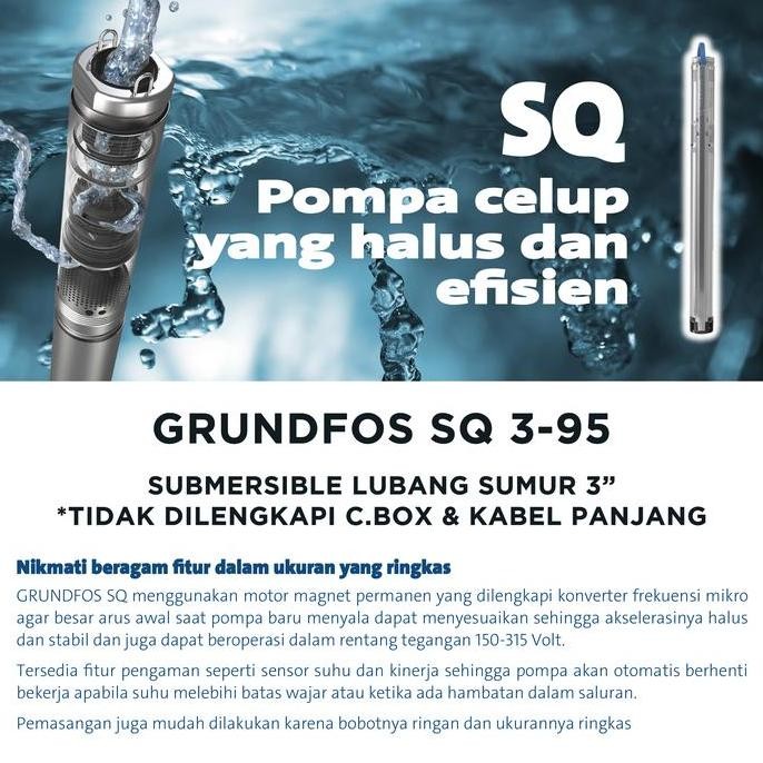 ] GRUNDFOS SQ 3-95 submersible 1,43kw 220v
