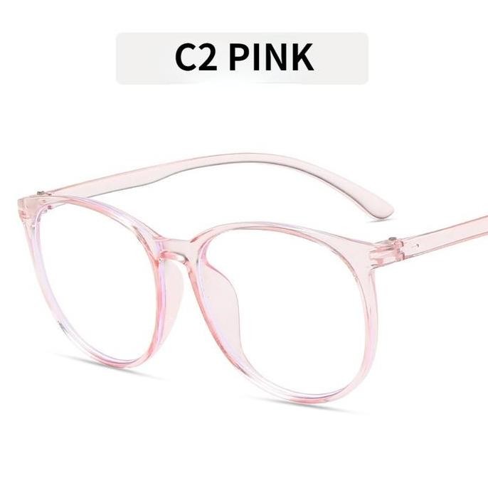 KACAMATA Putih Bening Anti Debu Wanita Pria Terbaru Kacamata Wanita Kekinian Pelindung Anti Radiasi 