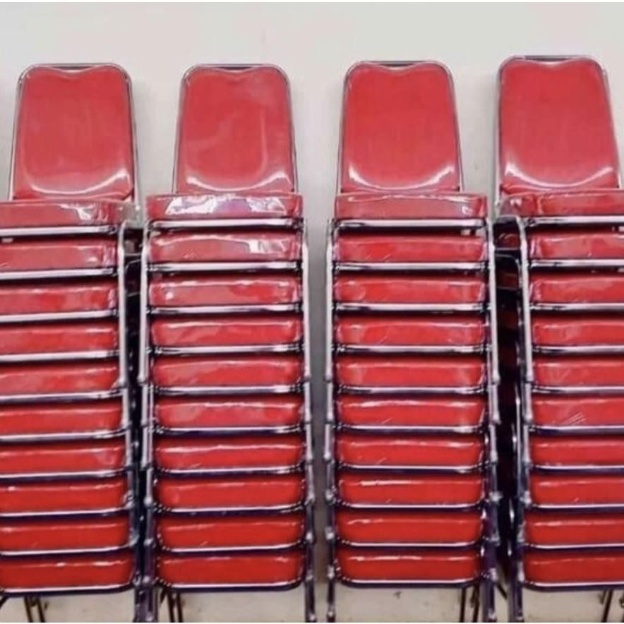 kursi susun / tumpuk / pesta / ibadah kuat dan kokoh