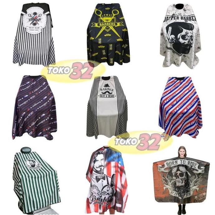 kain kip potong rambut kep alas penutup jubah cape cukur rambut kap apron barbershop salon pangkas r
