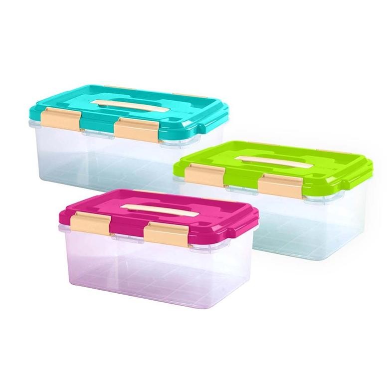 [24pcs] EZY Container Box 10 Liter Grosir & 12 pcs