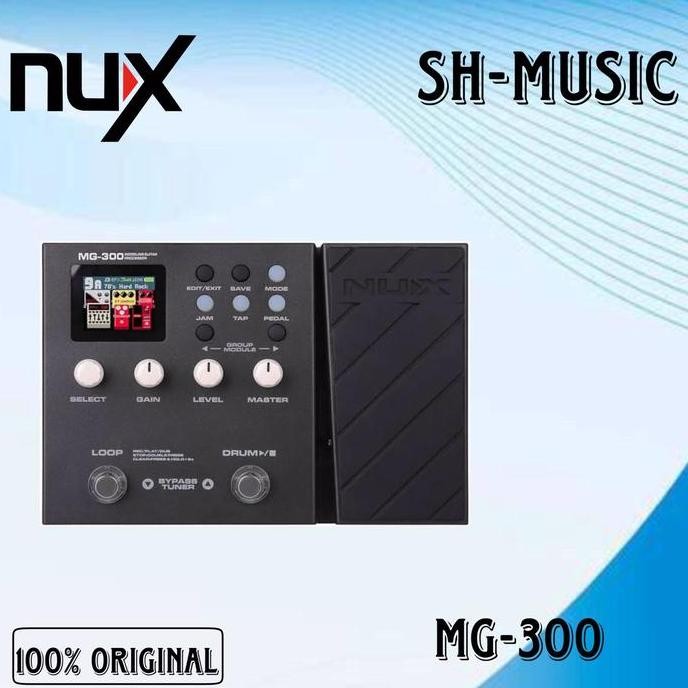 NUX MG300 MULTI EFFECTS GUITAR PEDAL NUX MG-300 ORIGINAL DAN TERPERCAYA