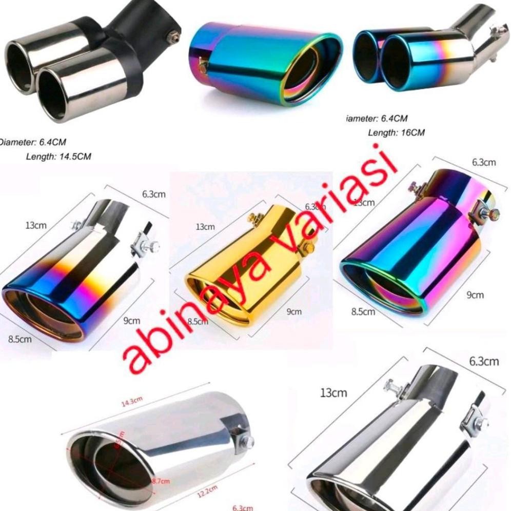 Muffler Ujung Knalpot Mobil NEW SIGRA/CALYA