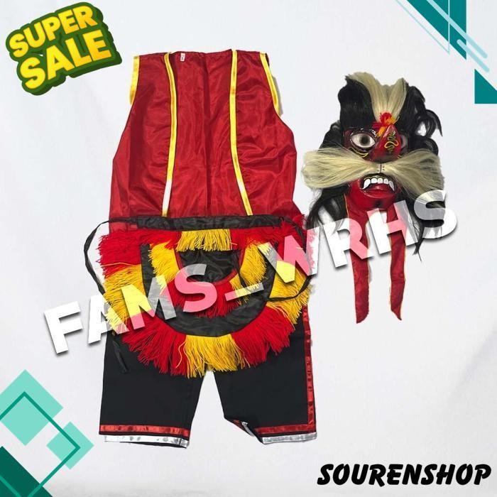 Baju Setelan Ganongan Anak Dewasa Celana Rompi Ganongan Dan Jaranan Cf 1