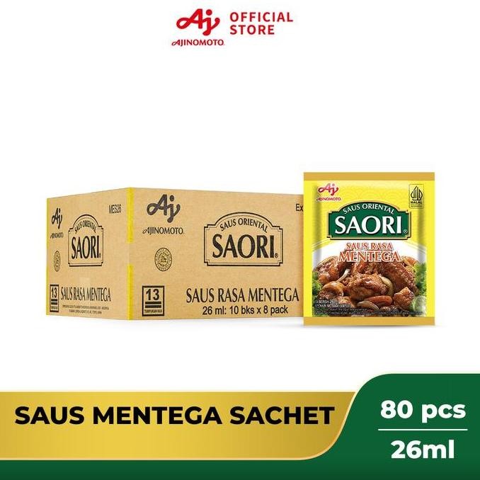 

Promo Saori Saus Mentega Oriental Sachet 26 Ml - 1 Karton