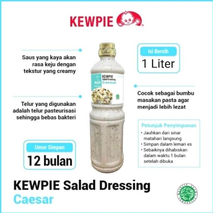 

Sale Kewpiee Salad Dressing Caesar 1Lt