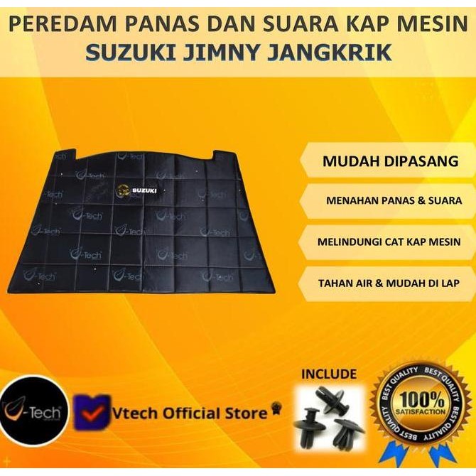 VTECH Peredam Panas dan Suara kap Mesin Suzuki Jimny Jangrik LJ80