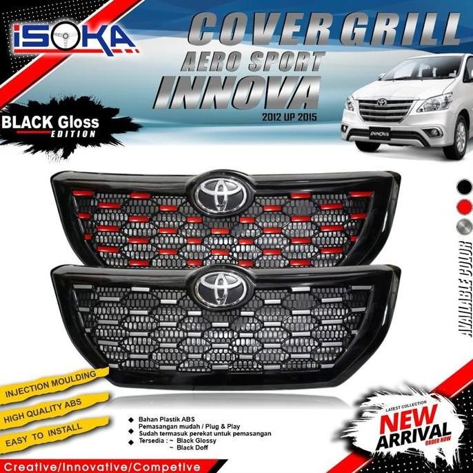 GRILL DEPAN INNOVA 2012 2013 2014 2015 BARONG AEROSPORT