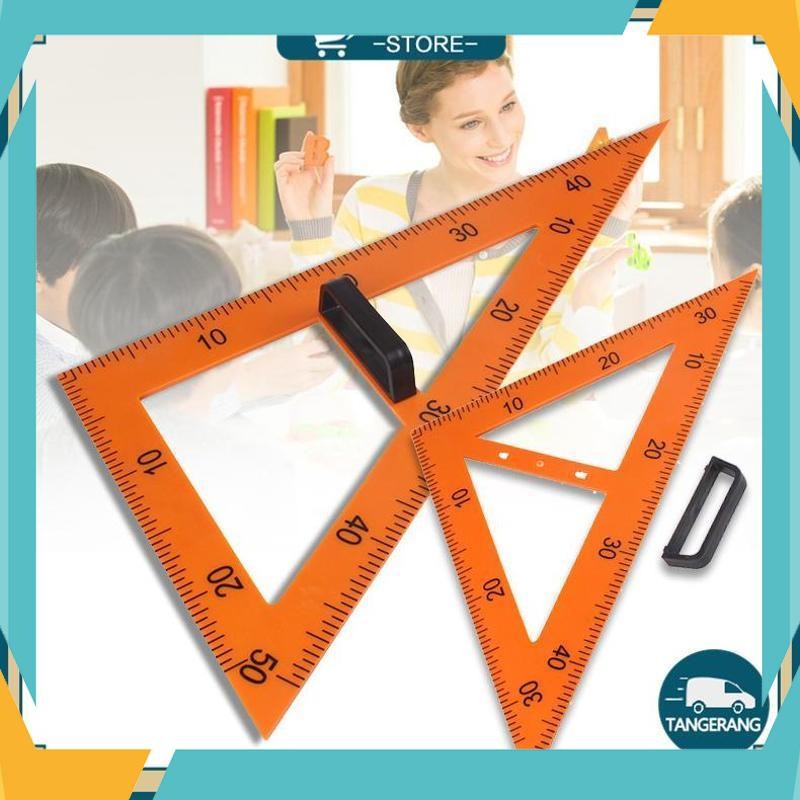 

Bisa COD 2pcs Penggaris Segitiga Set Papan Tulis Blackboard FAV-08