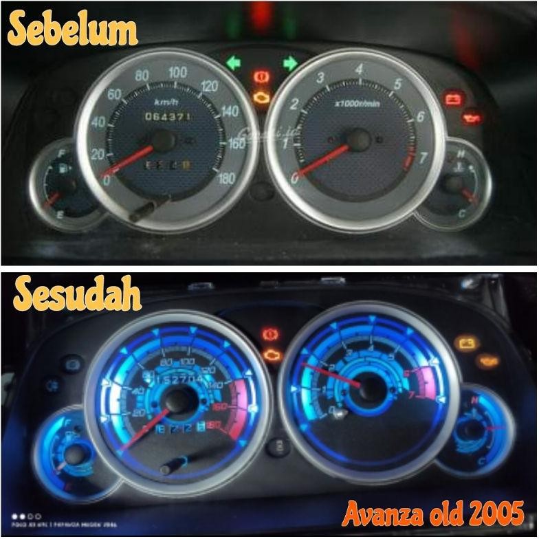 papan speedometer variasi mobil avanza 2005