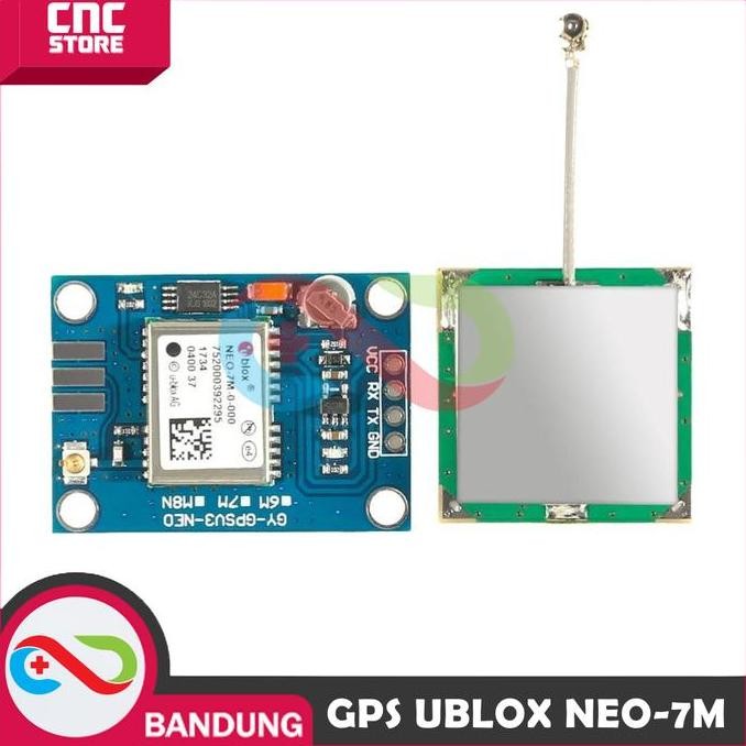 Modul Gps Ublox Neo-7M Gy-Neo7M With Eeprom & Antenna Module Baru