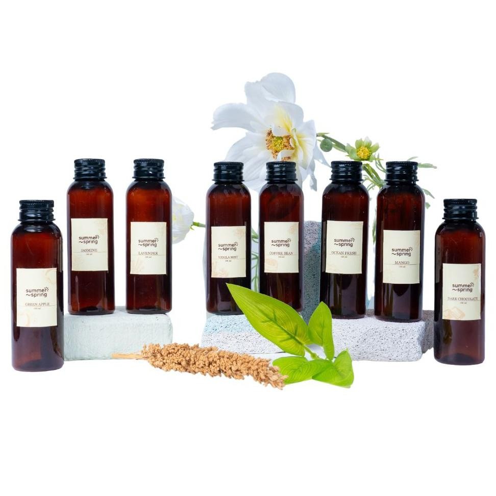 Reed Diffuser Aromaterapi Pengharum Ruangan Summerspring Reed Diffuser Refill Fiber Sti Souvenir